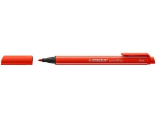Cienkopis STABILO pointMAX jasnoczerwony [opakowanie=10szt]