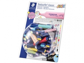 Zakreślacz Textsurfer Colors Pastel/ Vintage, 100 szt. w displayu, Staedtler