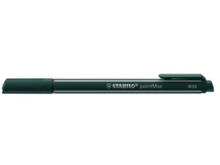 Cienkopis STABILO pointMAX oliwkowy [opakowanie=10szt]