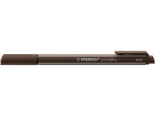 Cienkopis STABILO pointMAX umbra [opakowanie=10szt]