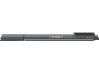 Cienkopis STABILO pointMAX ciemnoszary [opakowanie=10szt]