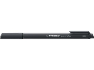 Cienkopis STABILO pointMAX szary zimny gboki [opakowanie=10szt]