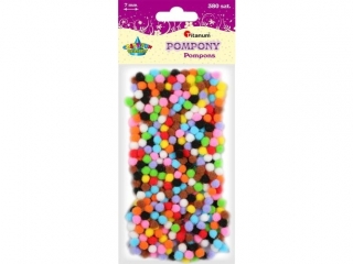 POMPONY 7MM A`380 MIX 16080