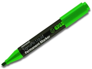Marker okrgy permanentny 1, 0-5, 0 mm Sigmaflo C 121 MONAMI zielony - 12 szt. op. [opakowanie=12szt]