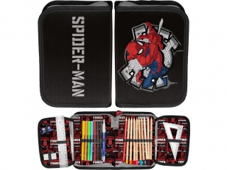 Piórnik z wyposażeniem PASO SPIDER MAN SP24MM-P001 19, 5x13x3, 5