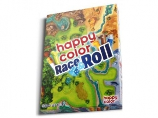 Gra planszowa Happy Color RollxRace (z 4 długopisami), Happy Color