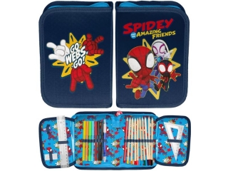 Piórnik z wyposażeniem PASO SPIDEY SP24SS-P001 19, 5x13x3, 5