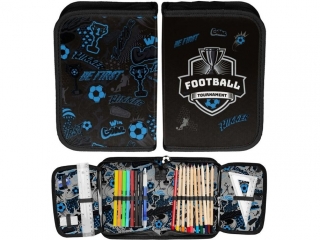 Piórnik z wyposażeniem PASO FOOTBALL PP24FD-P001 19, 5x13x3, 5