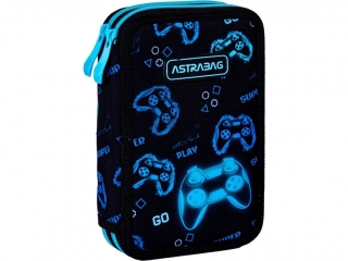 Piórnik podwójny bez wyposażenia ASTRABAG GO PLAYING, AC2