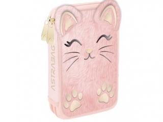 Pirnik pojedynczy jednoklapkowy z wyposaeniem ASTRABAG FLUFFY KITTY, AC11 [opakowanie=12szt]