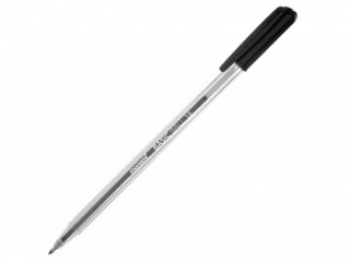 Basic dugopis plastikowy 0.7 mm - tusz czarny [opakowanie=50szt]