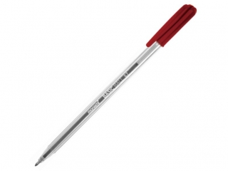 Basic dugopis plastikowy 1.0 mm - tusz czerwony [opakowanie=50szt]