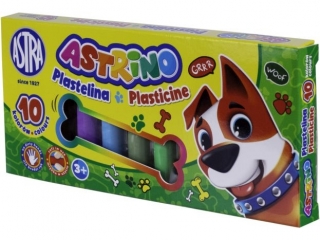 Plastelina Astrino10 kolorw [opakowanie=10szt]
