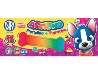 Plastelina Astrino 12 kolorw [opakowanie=6szt]
