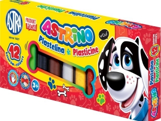 Plastelina Astrino 12 kolorw [opakowanie=6szt]