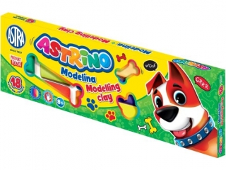 Modelina Astrino 18 kol x 11g [opakowanie=4szt]
