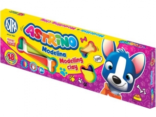 Modelina Astrino 18 kol x 11g [opakowanie=4szt]
