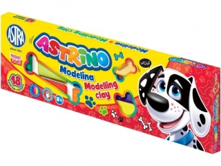 Modelina Astrino 18 kol x 11g [opakowanie=4szt]