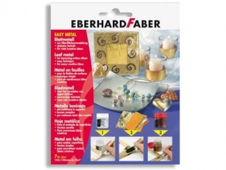 Akrusze metaliczne FIMO Leaf metal, 7 ark., srebrny, Staedtler