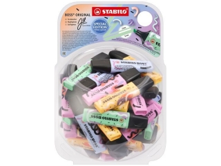Zakre�lacz STABILO BOSS ORIGINAL Pastel by Ju Schnee display 60 szt.
