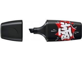 Zakre�lacz STABILO BOSS MINI by Snooze One czarny [opakowanie=10szt]