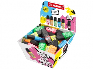 Zakre�lacz STABILO BOSS MINI by Snooze One kosz kartonowy 50 szt.