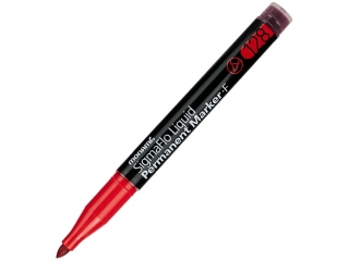 Marker permanentny SigmaFlo F 128 czerwony MonAmi (2080135503)  [opakowanie=12szt]