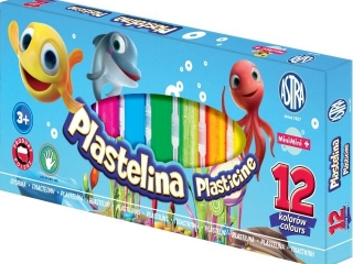 Plastelina Mini Mini 12 kolorw [opakowanie=5szt]