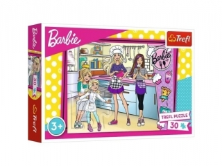 Puzzle "30 - Wspólne gotowanie" / Mattel, Barbie