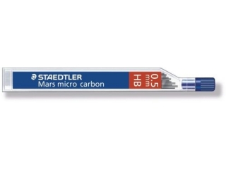 Grafity Mars micro carbon, 1.3 mm, na papier, tw. HB, Staedtler [opakowanie=12szt]