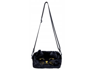 Torebka ASTRABAG FLUFFY KITTY BLACK [opakowanie=12szt]