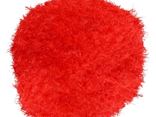 Pompony poliestrowe 25mm 30szt. czerwone