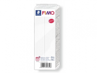 Kostka FIMO soft 454g, biały, masa termoutwardzalna, Staedtler