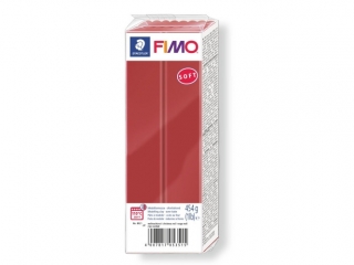 Fimo? soft, masa termoutwardzalna, 450 g, czerwony świąteczny, Staedtler