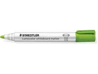 Marker Lumocolor whiteboard, okrgy, jasny zielony, Staedtler [opakowanie=10szt]