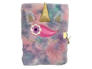 Pamiętnik z kłódką ASTRAPAP FLUFFY UNICORN A5 96k, ombre