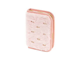 Pi�rnik pojedynczy jednoklapkowy ASTRABAG FLUFFY PEARL pink [opakowanie=12szt]