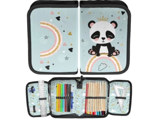 Piórnik z wyposażeniem PASO PANDA PP24PN-P001 19, 5x13x3, 5