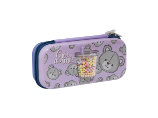 Pi�rnik piankowy 3D ASTRABAG ANIMALS "TEDDY" [opakowanie=12szt]