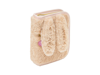 Pi�rnik pojedynczy jednoklapkowy ASTRABAG FLUFFY BUNNY beige [opakowanie=12szt]