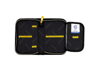 Pi�rnik pojedynczy jednoklapkowy ASTRABAG FLUFFY KITTY black [opakowanie=12szt]