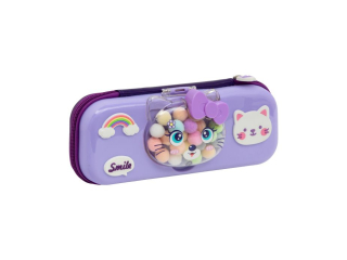 Pi�rnik piankowy 3D ASTRABAG KITTY, lavender [opakowanie=12szt]