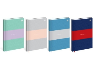 BRULION A4 96 # Z TASIEMK BxB PASTEL (0 proc) [opakowanie=5szt]