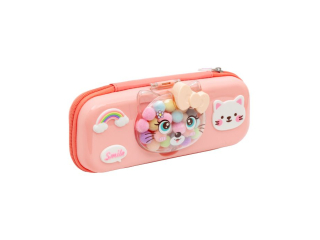 Pi�rnik piankowy 3D ASTRABAG KITTY, pink [opakowanie=12szt]