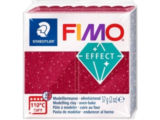 Fimo? effect, masa termoutwardzalna, 57 g, czerwony galaxy, Staedtler