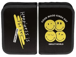 Piórnik bez wyposażeniaPASO SMILEY SM24LK-P001BW 19, 5x13x3, 5