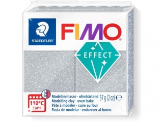 Fimo? effect, masa termoutwardzalna, 57 g, srebrny błyszczący, Staedtler