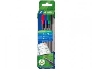 Cienkopis Triplus, Eco line, 0, 3 mm, 4 kol. (2, 3, 5, 9), Staedtler