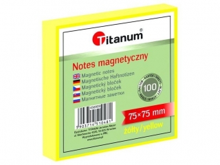 NOTES ELEKTROST.75X75/100 ŻÓŁT