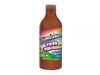 Farby w butelce BAMBINO 500 ml. - br±zowa